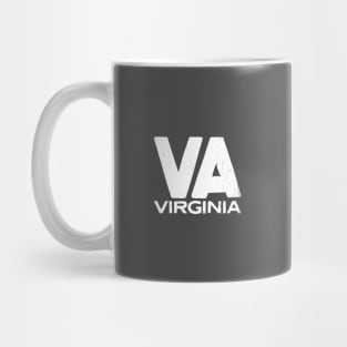 VA Virginia Vintage State Typography Mug